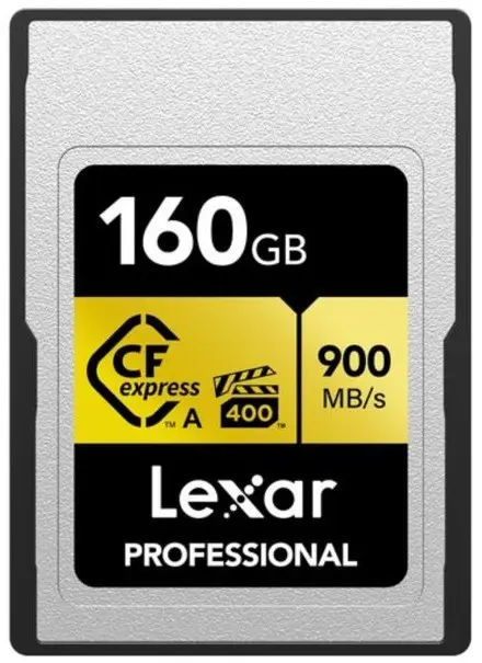 Cartão de memória Lexar 160gb Cfexpress tipo A série Gold 900m/s