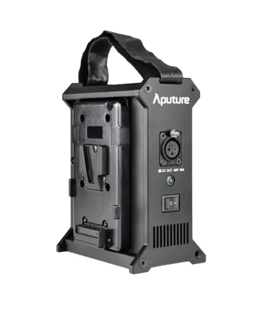 Estação de energia à bateria V-mount Aputure