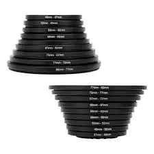 Kit adaptadores Step up e Step down 82-86mm